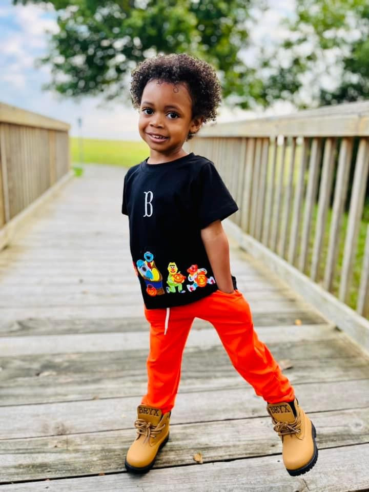 Spooky Sesame Friends Jogger Set