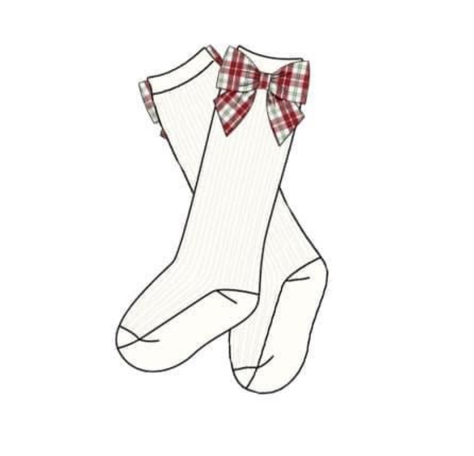 Christmas Plaid Socks