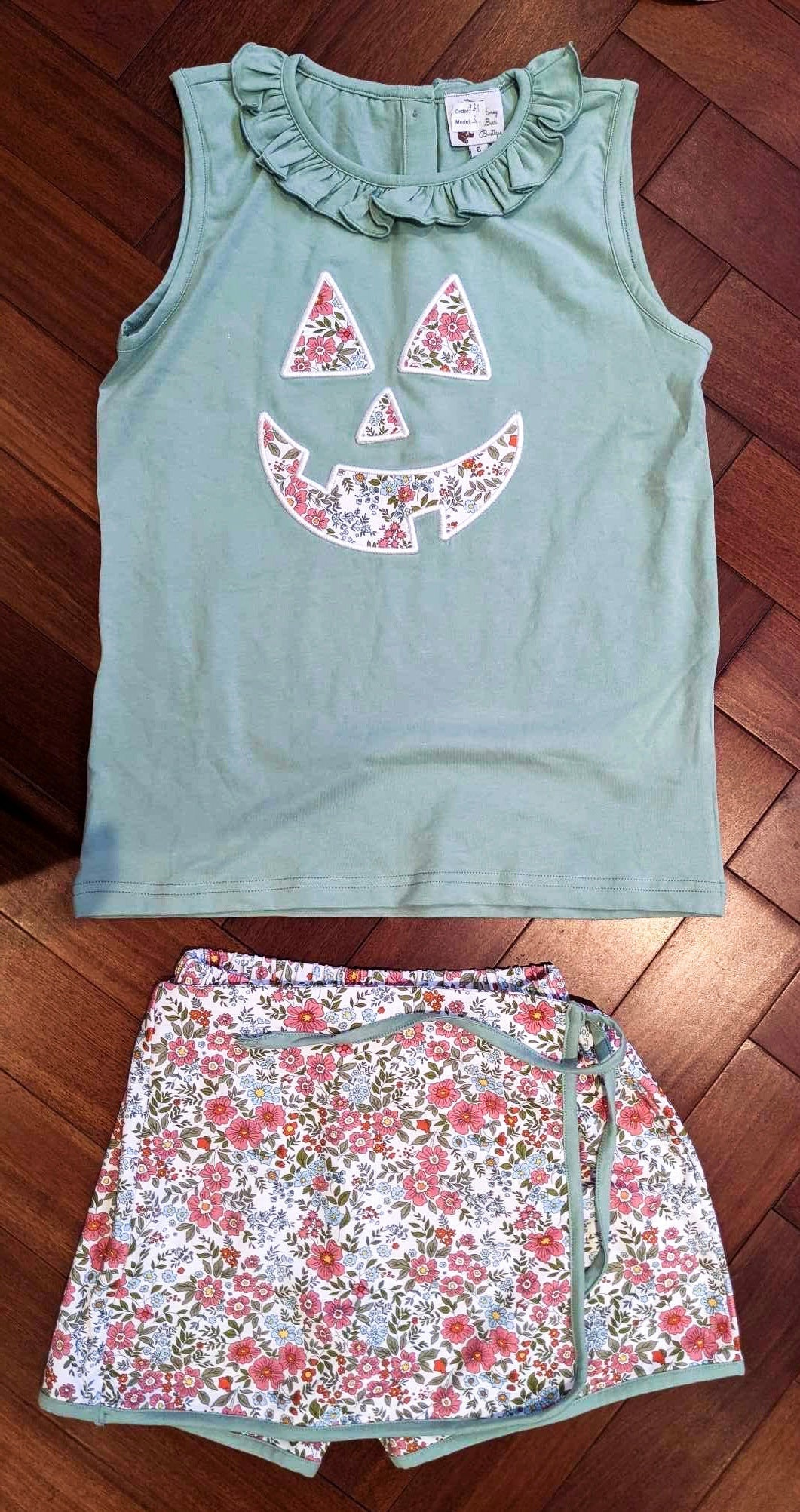 Jack O Lantern Skort Set