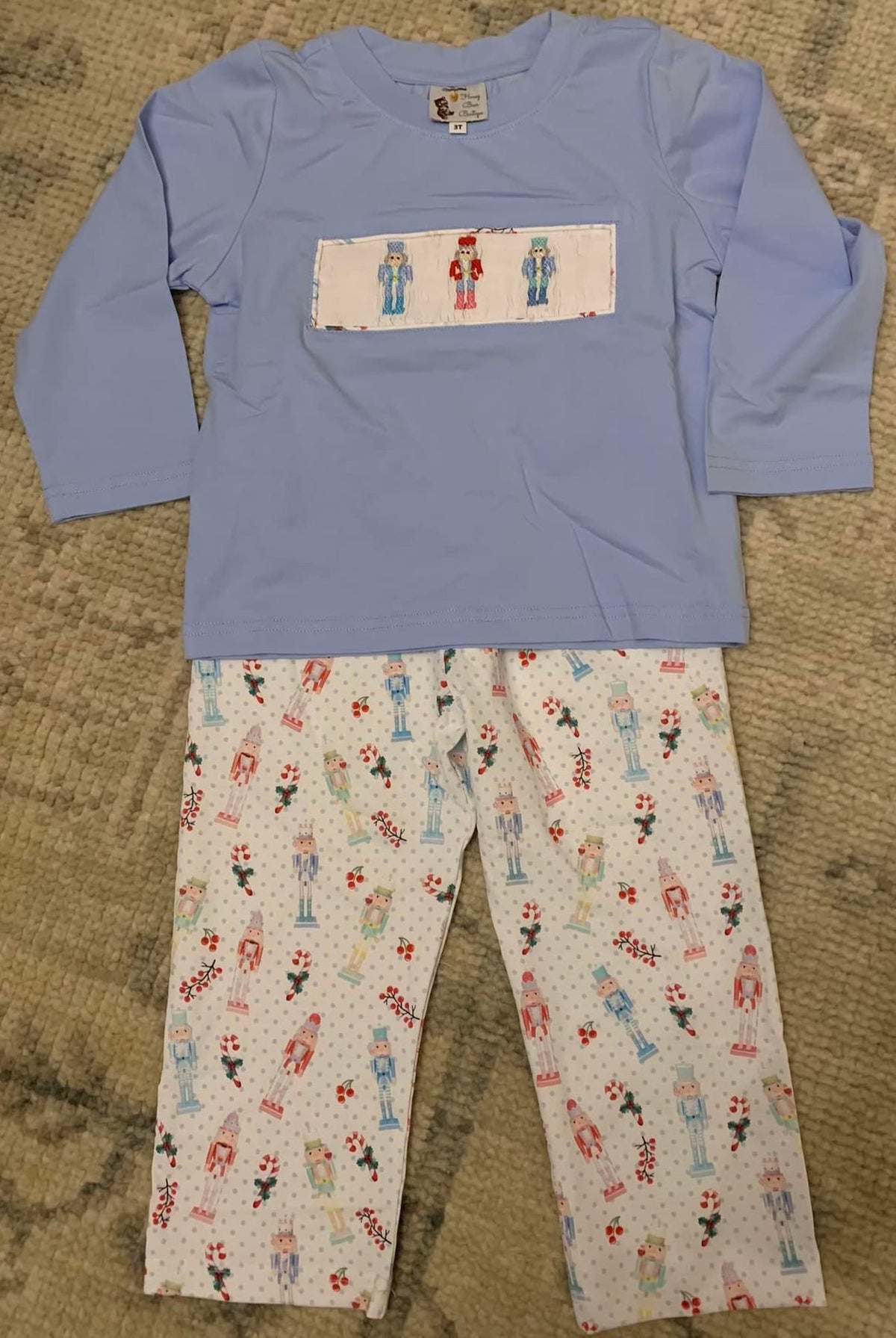 Smocked Nutcracker Pant Set