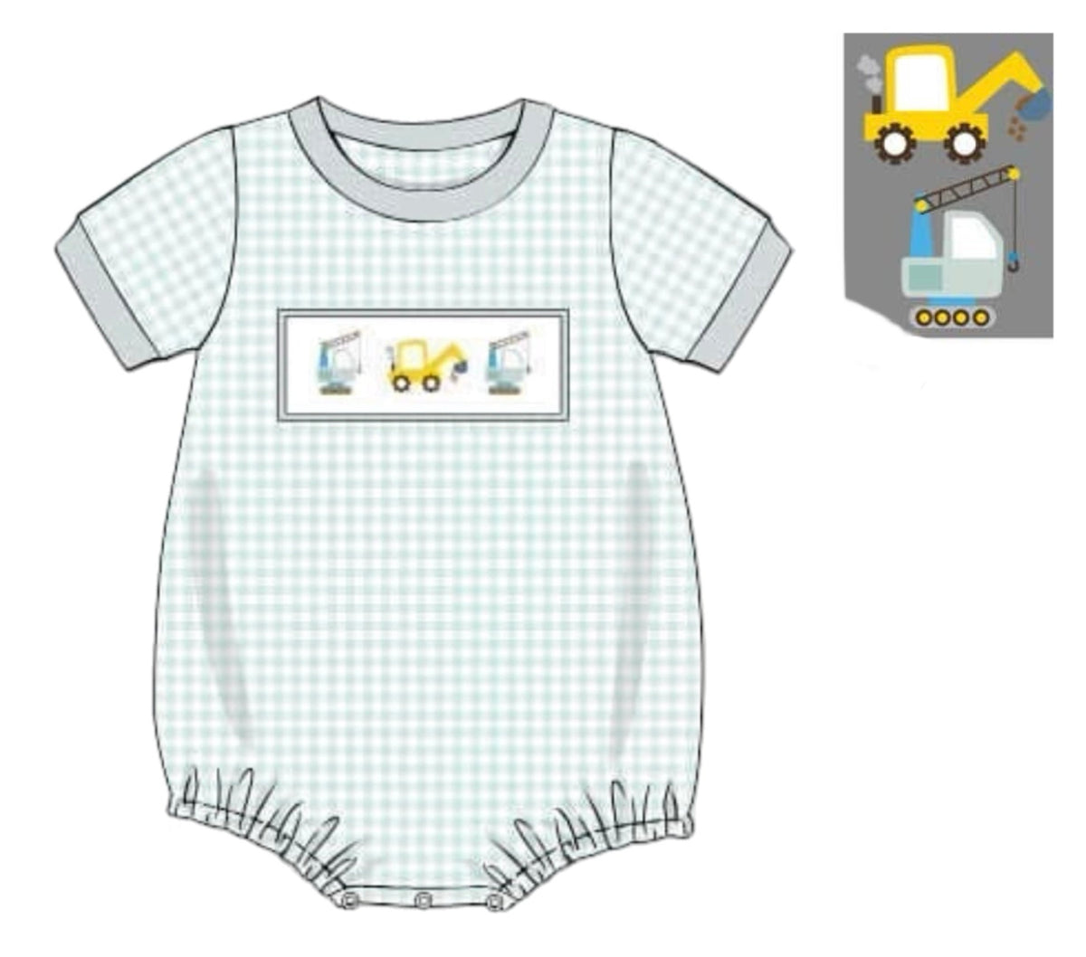 PO44 Sage Smocks Bubble