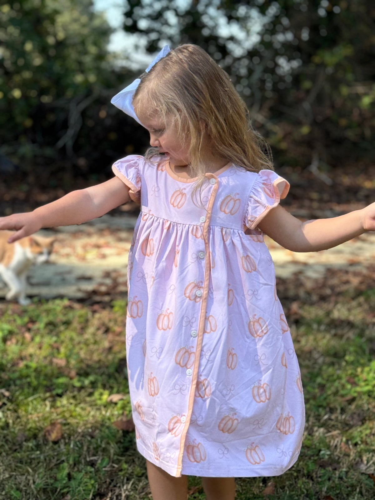 Peach Pumpkin Dress