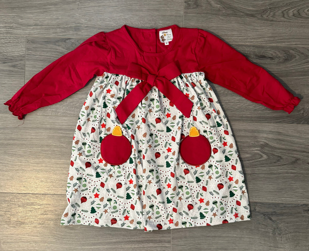 Appliqué Ornament Dress