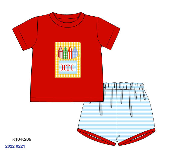 Crayon Monogram Boy’s Set