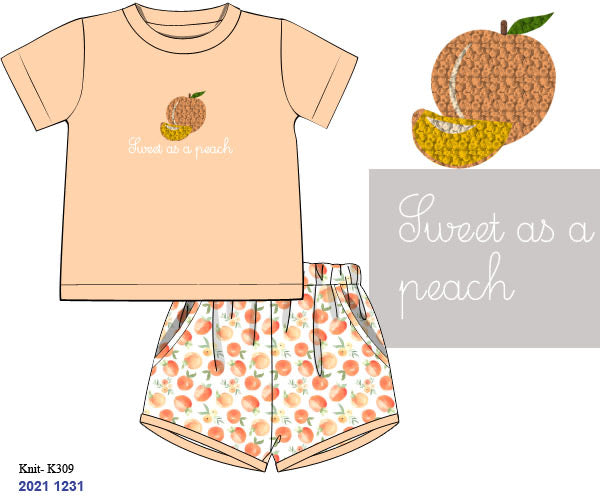 Sweet Peach Boy’s Set